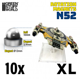 Rotierender Magnet - Größe XL | Rotierender Magnet N52