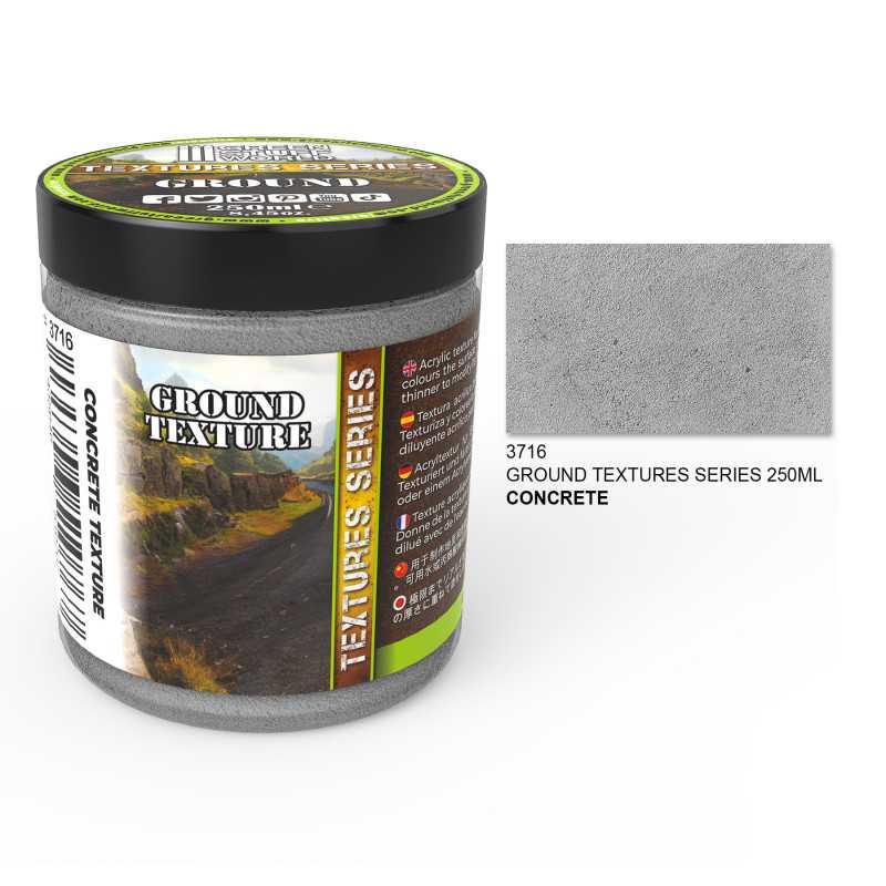 Textured Paint - Concrete Texture 250ml | Asphalt and Concrete Textures