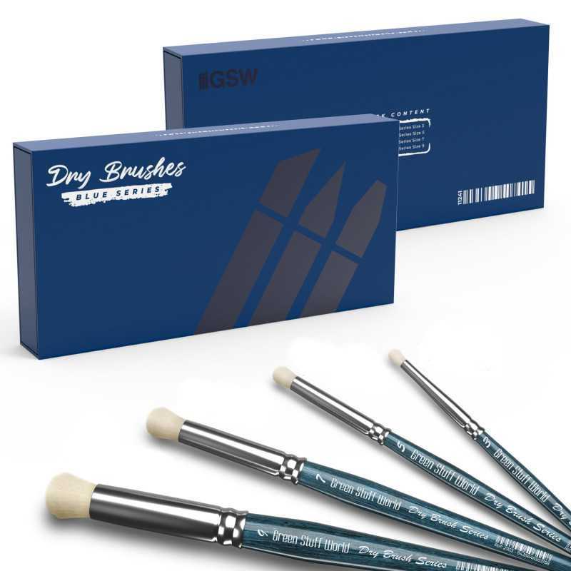 Set di Pennelli Sciutto SERIE BLU | Pennelli Tondi Dry Set di Pennelli Sciutto SERIE BLU | Pennelli Tondi Dry