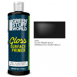 Gloss Surface Primer 240ml - Black | Acrylic Priming