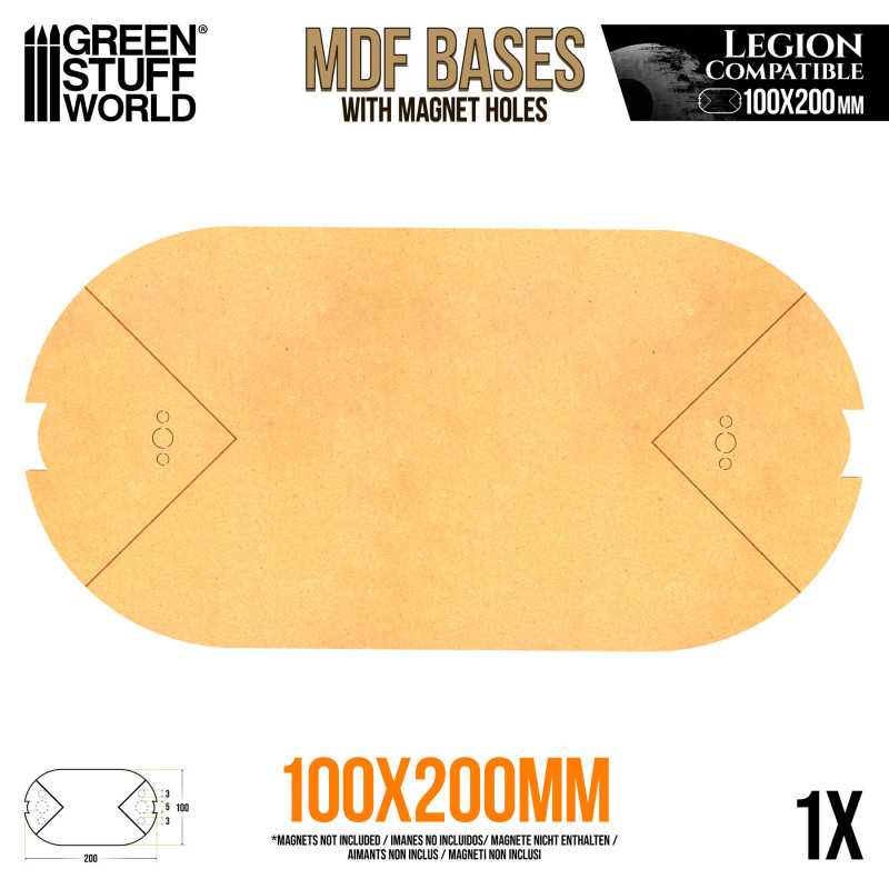 100x200 mm oval MDF Basen (Legion) | Star Wars Legion MDF Basen