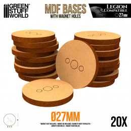 Basi MDF - Tonde 27 mm (Legion) | Basette MDF Star Wars Legion