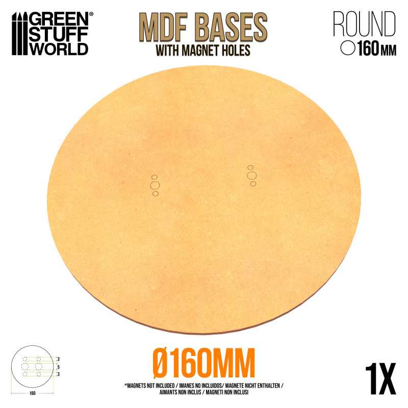 160 mm runde MDF Basen | Runde MDF Basen 160 mm runde MDF Basen | Runde MDF Basen