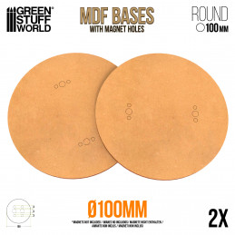 100 mm runde MDF Basen | Runde MDF Basen