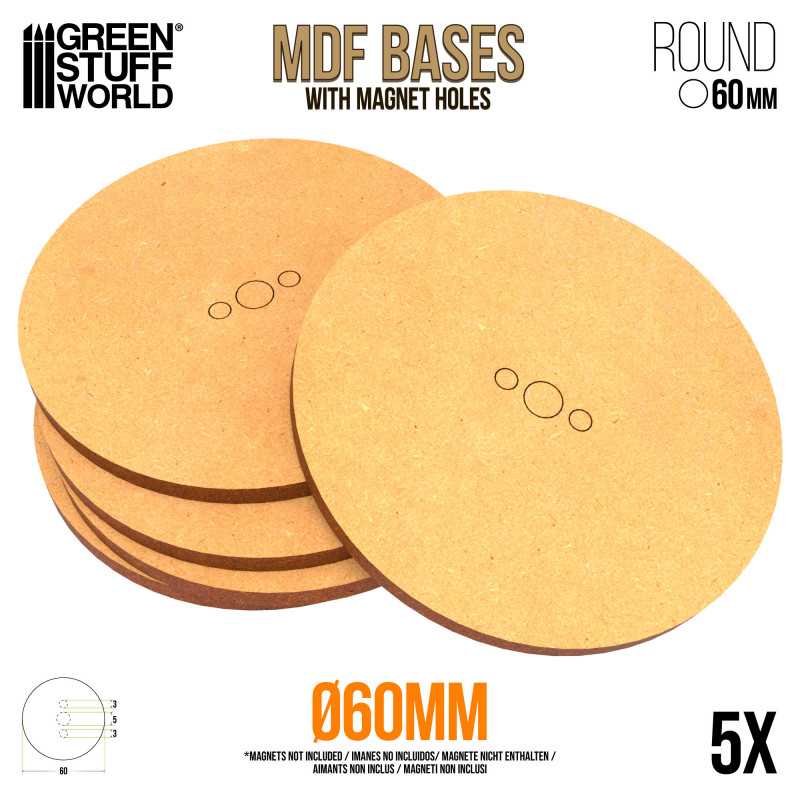 Socles ROND 60 mm en MDF | Socles en MDF Ronds Socles ROND 60 mm en MDF | Socles en MDF Ronds