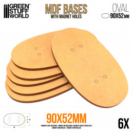 Basi MDF - Ovali AOS 90x52mm | Ovali