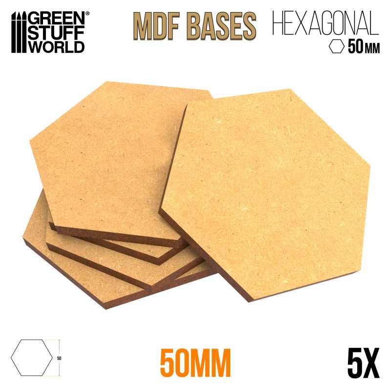Basi MDF - Esagonali 50 mm | Esagonali
