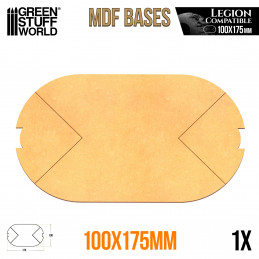 MDF Bases - Oval Pill 100x175 mm (Legion) | Star Wars Legion MDF bases