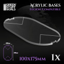 100x175 mm Oval Acryl Basen (Legion)