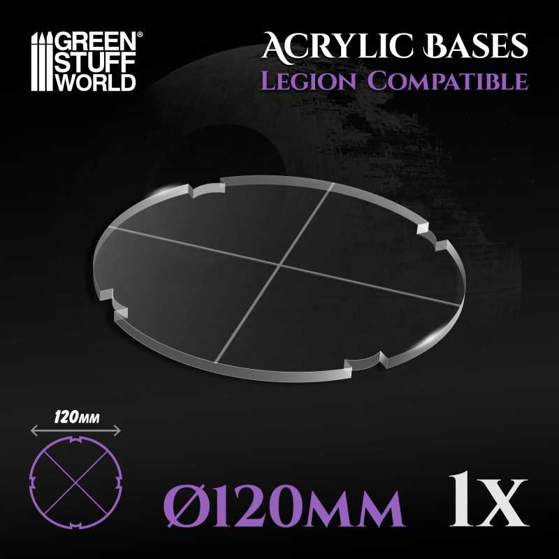 Acrylic Bases - Round 120 mm (Legion) | Acrylic Bases Star Wars Legion