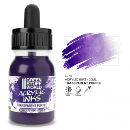 Transparente Flüssige Acrylfarbe - Violett | Acryltinte