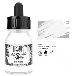 Acrylic Ink Opaque- OSL White | Acrylic Inks