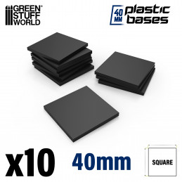Plastic Square Bases 40mm | Warhammer Old World Bases