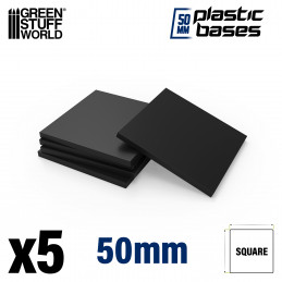 Plastic Square Bases 50mm | Warhammer Old World Bases