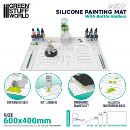 Silicone Painting Mat with Edges 450x300mm