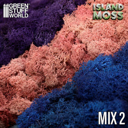 Islandmoss - Blue Violet and Light Pink Mix | Islandmoss
