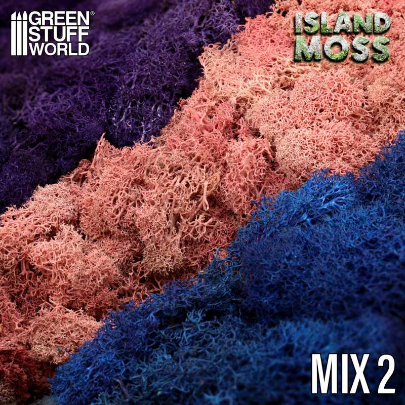 Islandmoss - Blue Violet and Light Pink Mix | Islandmoss