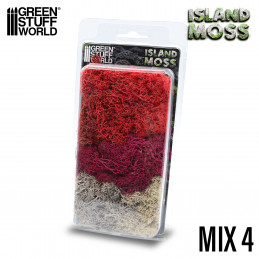 Islandmoss - Red Fuchsia and Grey Mix | Islandmoss