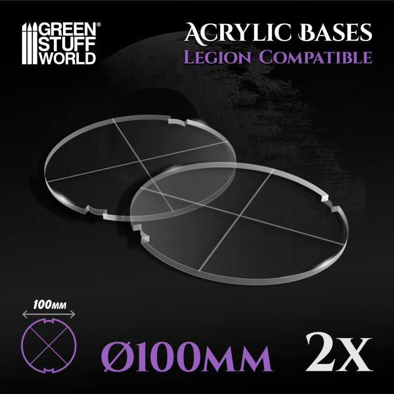Acrylic Bases - Round 100 mm (Legion) | Acrylic Bases Star Wars Legion