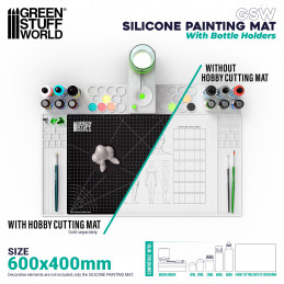 Silicone Painting Mat with Edges 450x300mm