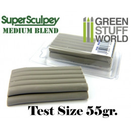 Super Sculpey Medium Blend 55 gr. - Taille d'essai | Mastics et matériaux