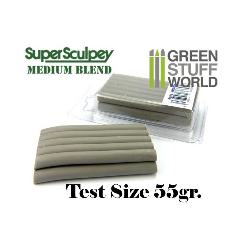 Super Sculpey Medium Blend 55 gr. - FORMATO TEST Materiales y Masillas