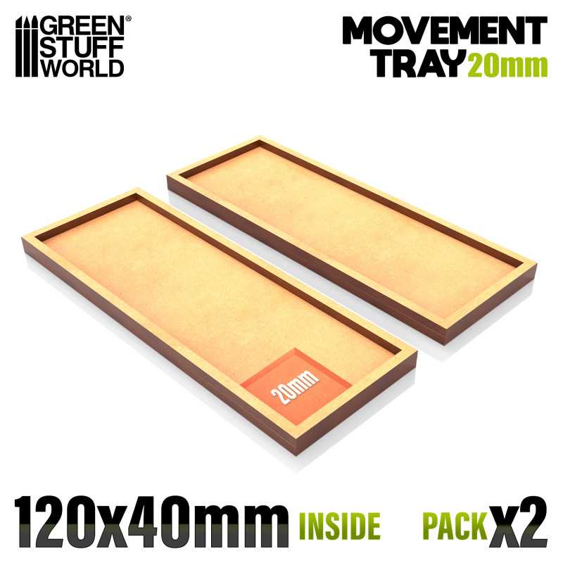 Bandejas de Movimiento DM 120x40mm