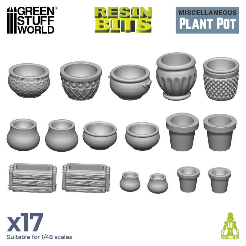 Set imprimé en 3D - Pots