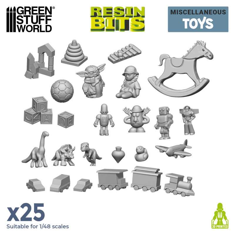 3D printed set - Children Toys Resin Set 3D printed set - Children Toys Resin Set