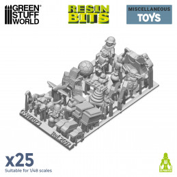 3D printed set - Children Toys Resin Set