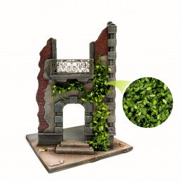 Miniatur-Blättermatten - Eiche Lichtgrün - Groß