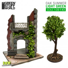 Ivy Foliage - Light Green Oak - Large