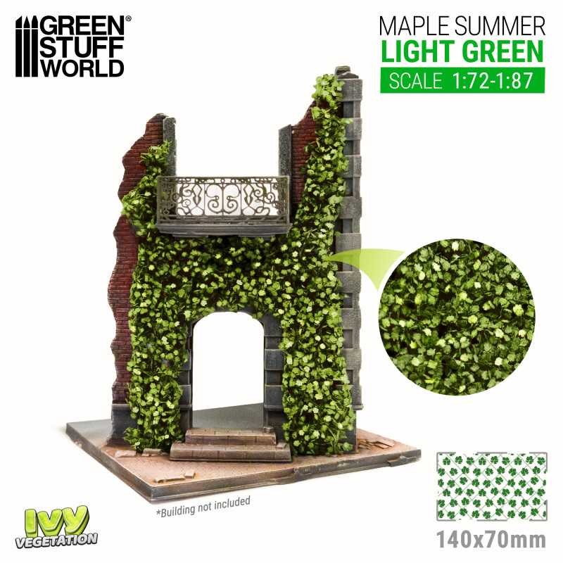 Miniatur-Blättermatten - Ahorn Lichtgrün - Klein Miniatur-Blättermatten - Ahorn Lichtgrün - Klein