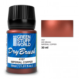 Brossage à Sec Métallique - IMPERIAL COPPER 30 ml | Peintures Brossage à Sec