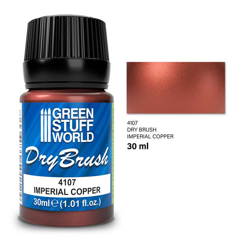 Pennello Asciutto Metallizzato - IMPERIAL COPPER 30 ml | Colore Pennello Asciutto