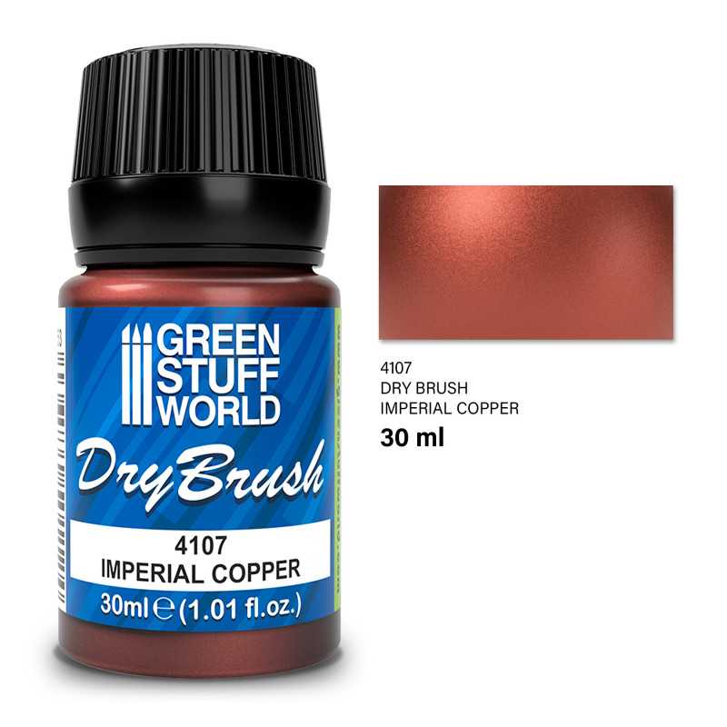 Trockenpinsel Metallicfarbe - IMPERIAL COPPER 30 ml | Trockenpinsel Farben