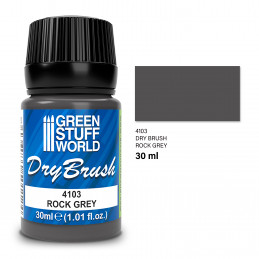 Brossage à Sec - ROCK GREY 30 ml | Peintures Brossage à Sec