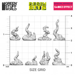 Set imprimé en 3D - Effet fumée