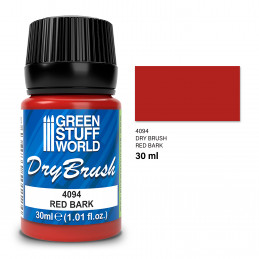 Brossage à Sec - RED BARK 30 ml | Peintures Brossage à Sec