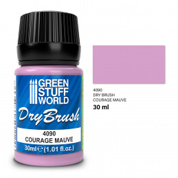 Brossage à Sec - COURAGE MAUVE 30 ml | Peintures Brossage à Sec