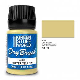 Pennello Asciutto - BUTTER YELLOW 30 ml | Colore Pennello Asciutto