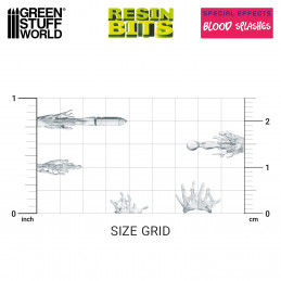 Set impreso en 3D - Efecto Salpicaduras de Sangre