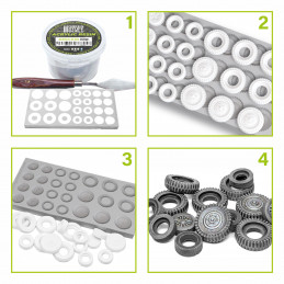 Silicone Molds - Tyres and Hubcaps - OUTLET | OUTLET - Amazing Tools