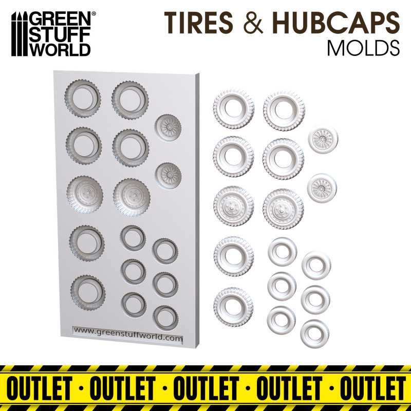 Moldes de Silicona Ruedas y Tapacubos - OUTLET OUTLET - HERRAMIENTAS Moldes de Silicona Ruedas y Tapacubos - OUTLET OUTLET - HERRAMIENTAS