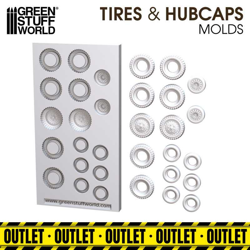 Silicone Molds - Tyres and Hubcaps - OUTLET | OUTLET - Amazing Tools