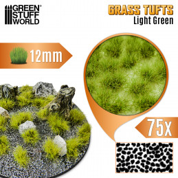 Touffes d'herbe - Tuft 12mm - Vert clair