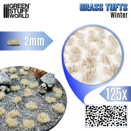 Ciuffi Erba | Static Grass Tufts - 2 mm - Inverno