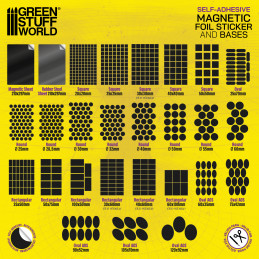 MAGNETI Pretagliati - Tondi 28,5mm | Magneti Adesivi Pretagliati