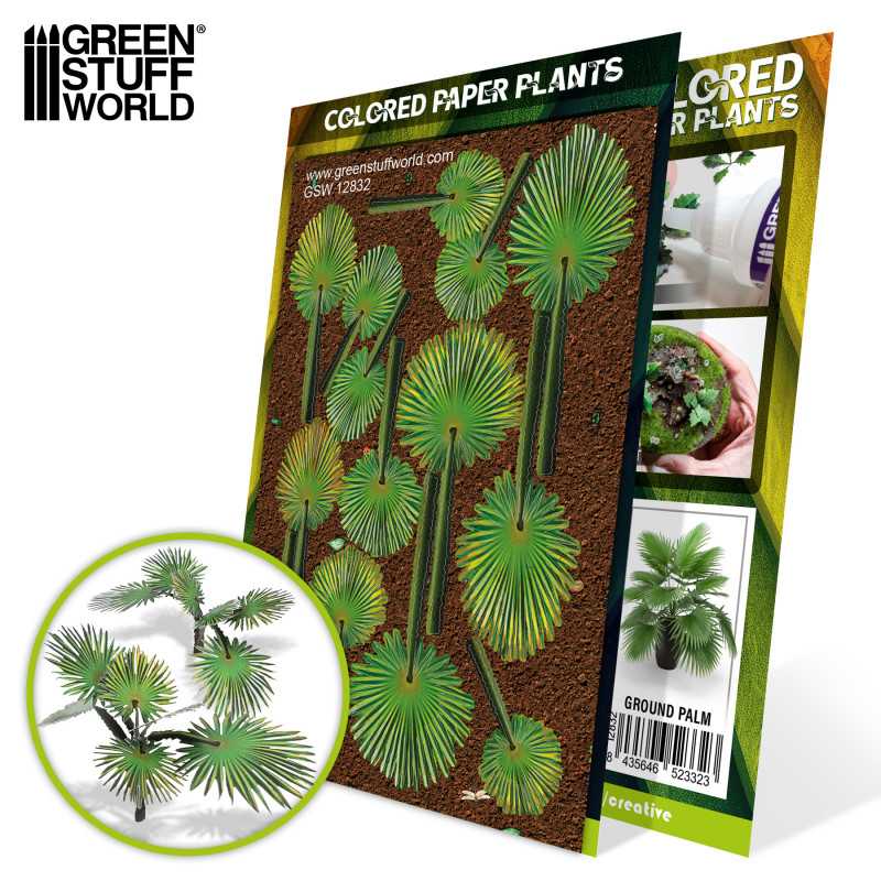 Plantas de Papel - Palmera Suelo