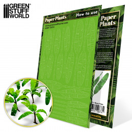 Plantas de Papel - Plataneros Plantas para maquetas